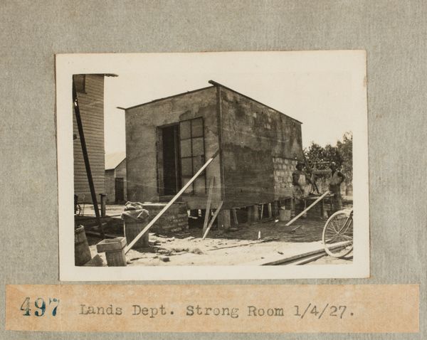 Lands Department strong room