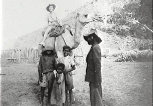 Woman on camel