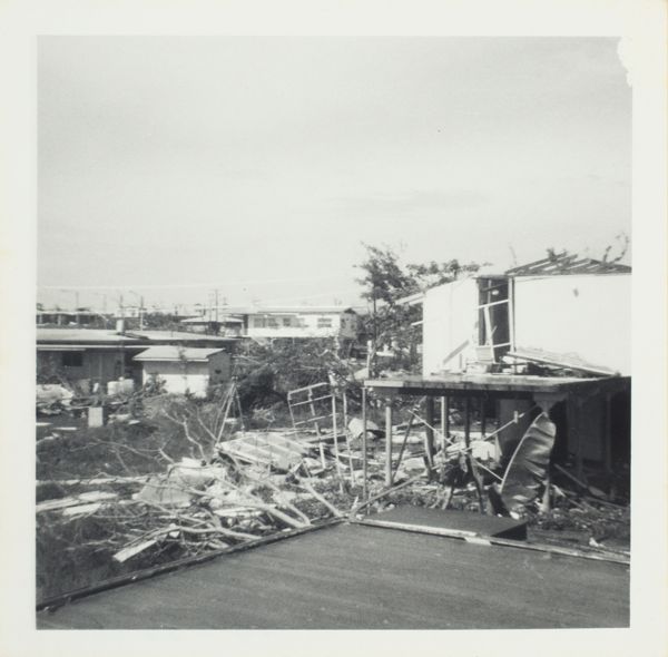 Cyclone damaged house